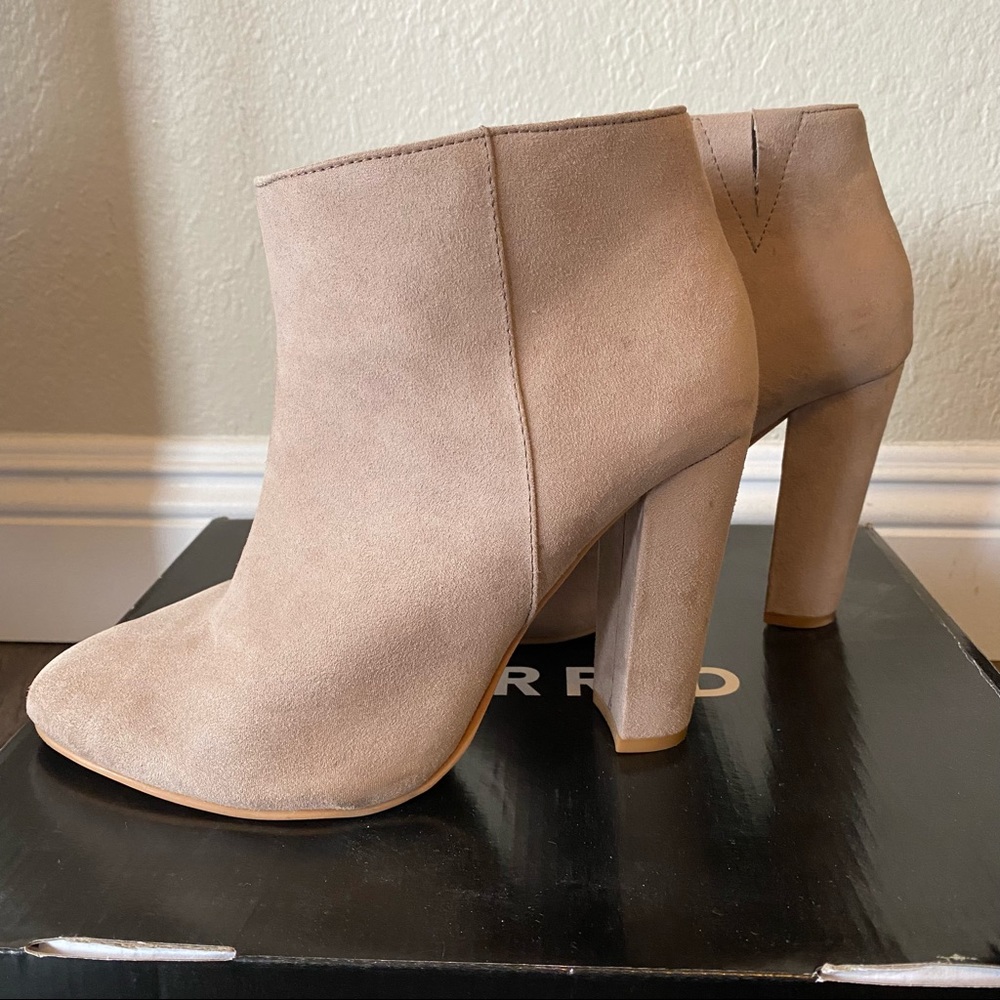 Torrid Taupe Taper Heal Bootie 9